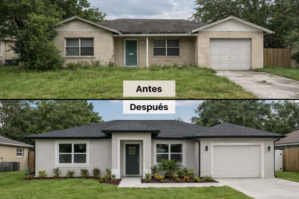 caso de éxito fix and flip en Orlando
